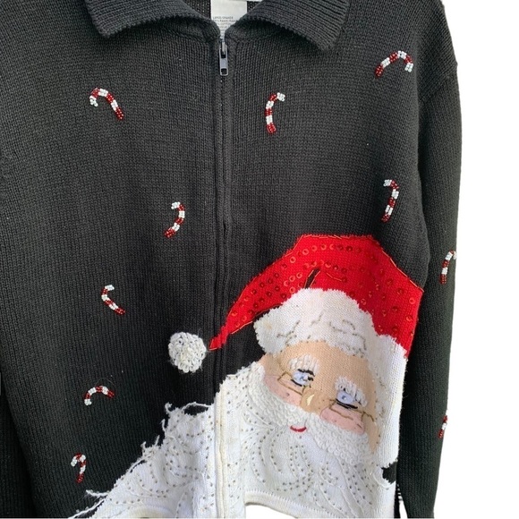 Tiara International 2004￼ Christmas Collection Santa Sweater - Picture 4 of 5